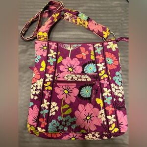 Vera Bradley Flutterby Hipster Crossbody Purse Bag
